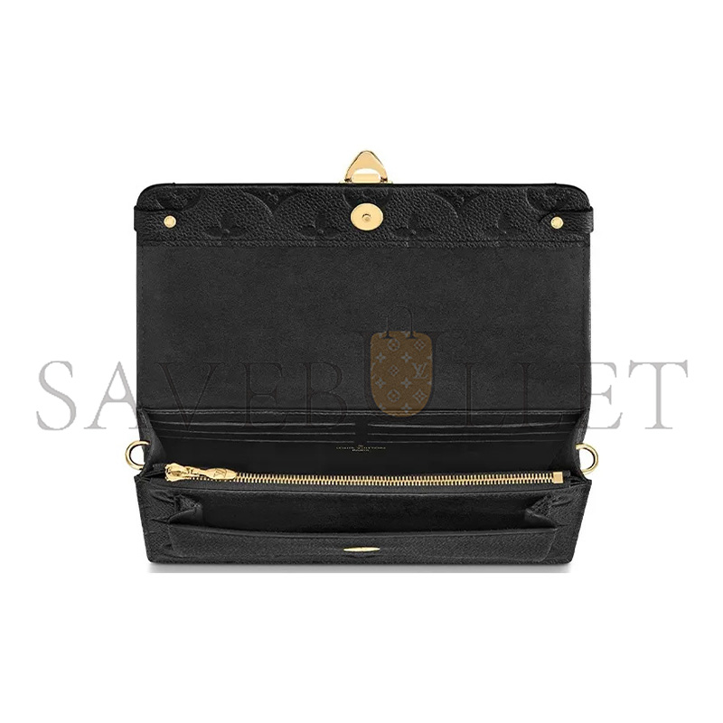 LOUIS VUITTON PLATINE MONOGRAM EMPREINTE VAVIN CHAIN WALLET M67893 (19*12*4cm)